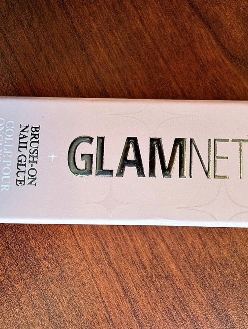 GLAMNETIC Brush-On Nail Glue Nail Glue Pink NWT